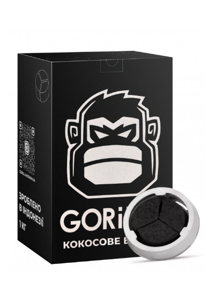 Вугілля кокосове Gorilla Kalaud 1кг